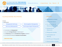 Tablet Screenshot of kleingewerbe-rechnung.de